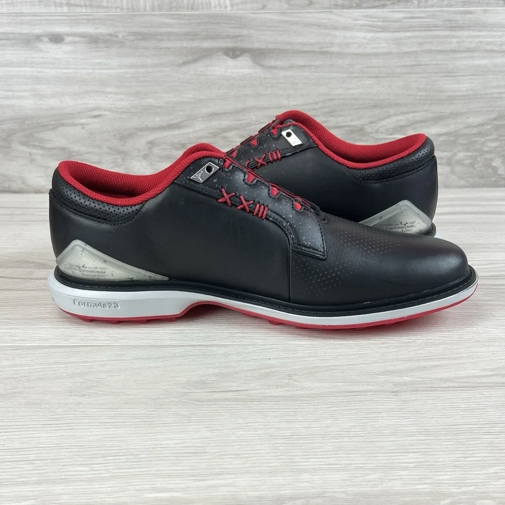 Nike Jordan ADG 5 Golf Shoes Black Fire Red Metallic nby FQ6642-001 Mens Sz 11.5